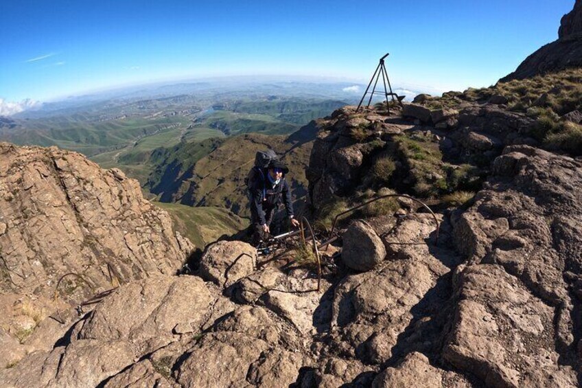 Overnight hike Sentinal Peak and Tugela falls