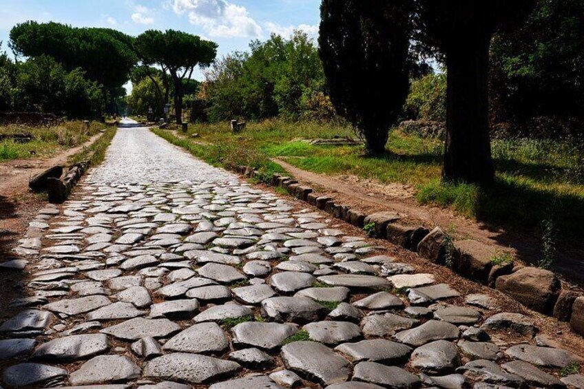 Ancient Appia and Roman Catacombs Private Tour with Golf Cart