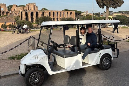 Ancient Appia and Roman Catacombs Private Tour with Golf Cart