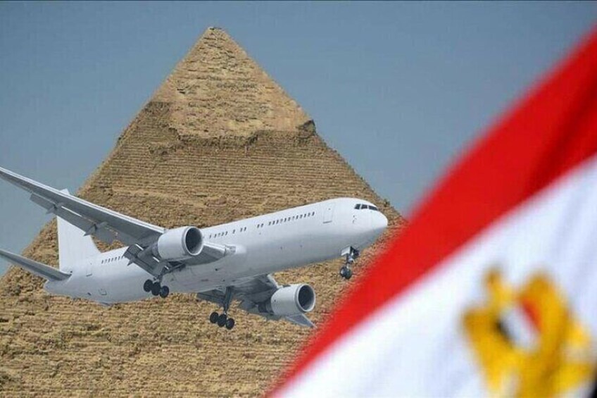 Cairo trip by plane Pyramids Sphinx, Museum Lunch–Sharm El Sheikh