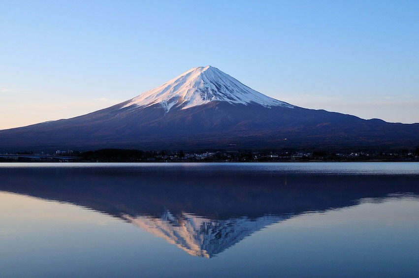 Sunrise view of Mt. Fuji in Japan