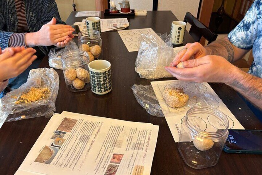 Make your own miso and take it home for maturing!