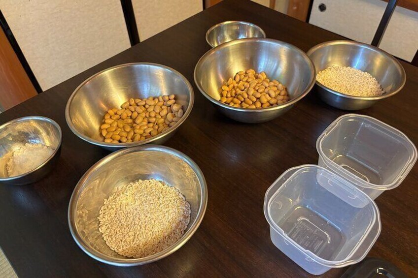 Make your own miso and take it home for maturing!