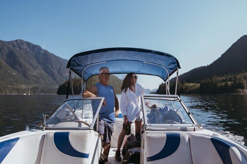 3 Hours Indian Arm Waterfalls Boat Tour from Deep Cove
