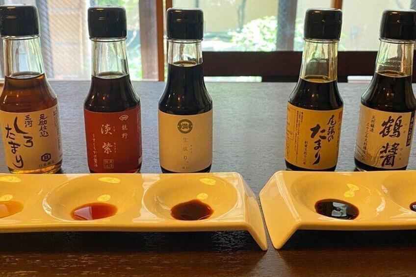 Soy sauce tasting