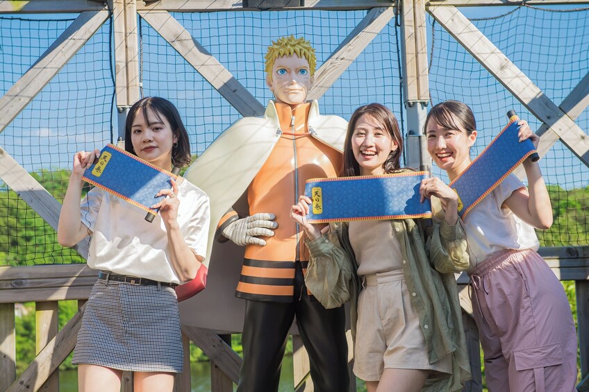 Naruto & Boruto at Nijigen no Mori Park Entry & Roundtrip Bus Transfer