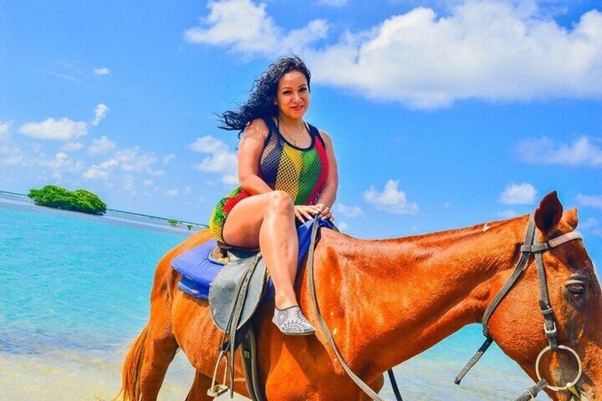 Horseback Ride and Swim Experience Montego with Transportation