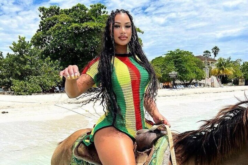 Horseback Ride and Swim Experience Montego with Transportation