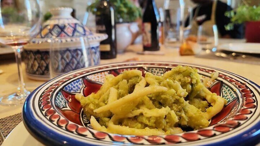 Homemade restaurant at Tenute Baglio Passofondo