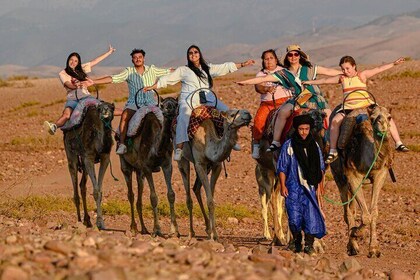 Agafay Desert with Omar: Sunset Quad, Camel & Dinner