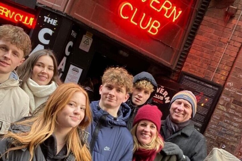Take the steps down and see the stage where The Beatles performed more than 250 times!