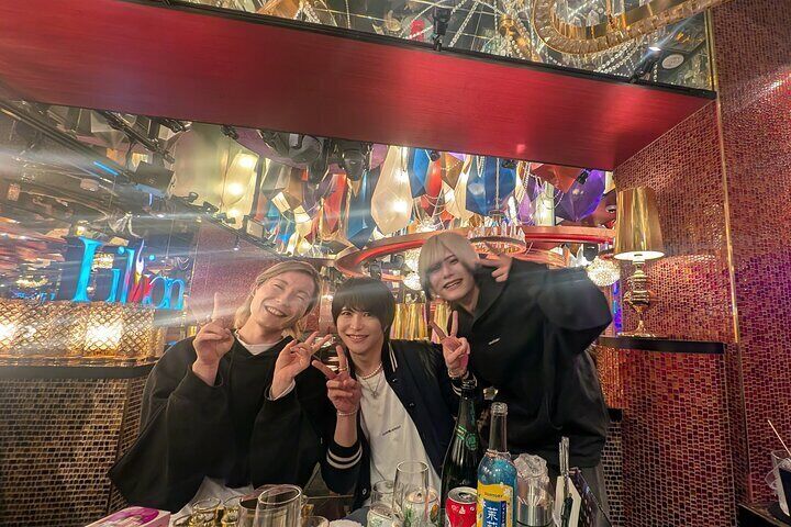 Tokyo Host Club Experience with English Guide