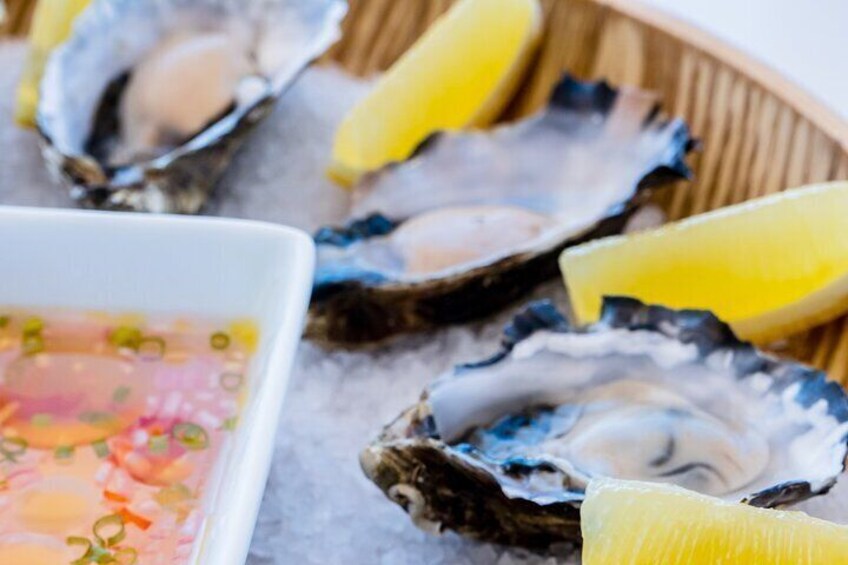 Seafood tasting