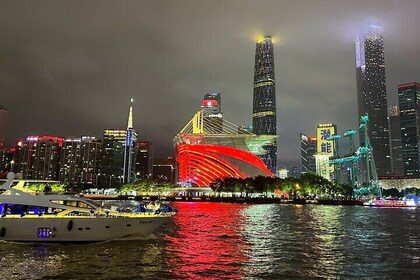Guangzhou Pearl River Night Cruise with Car Service