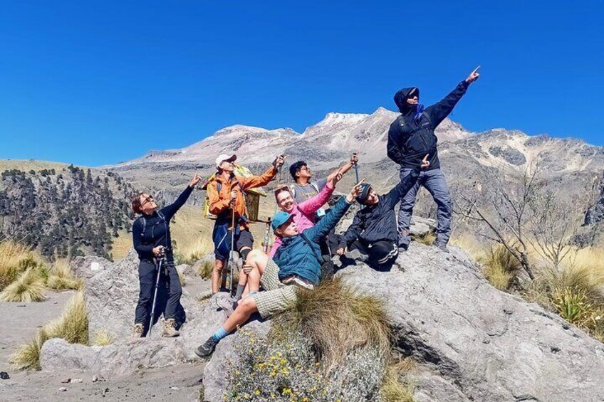 Hiking in Iztaccihuatl Volcano