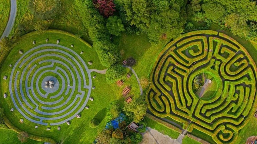 Wicklow: Greenan Farm, Museums & Maze with Animal Feeding