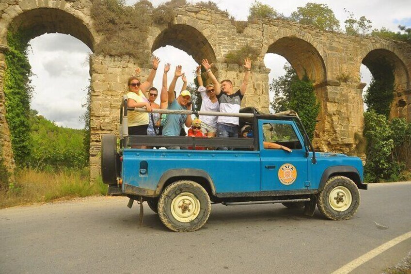 Jeep Safari in Green Canyon Area From Side City