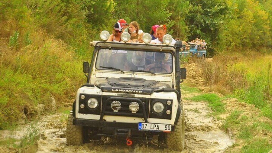 Jeep Safari in Green Canyon Area From Side City