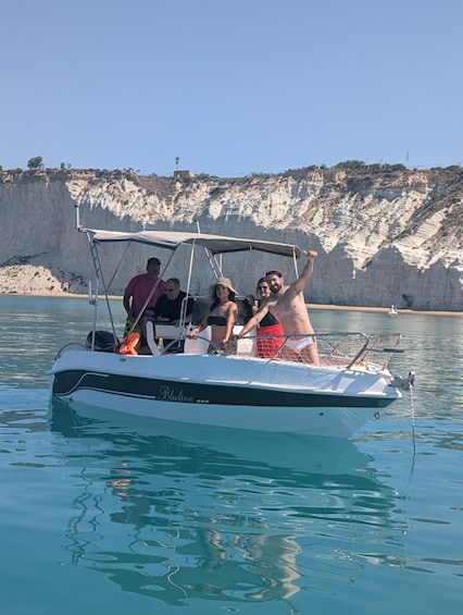 Scala Dei Turchi: Skippered boat tour and refreshing swim