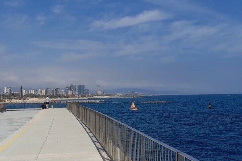 Walks along the promende of the city beaches