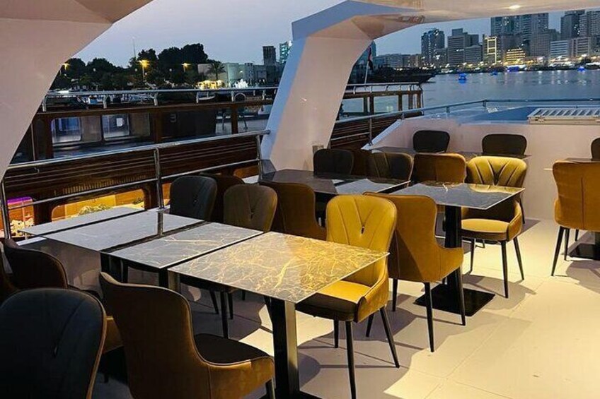 Dubai Water Canal Cruise With Dinner