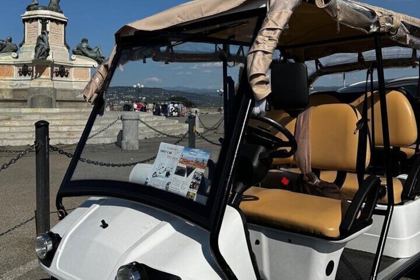 Florence panoramic tour with golf cart