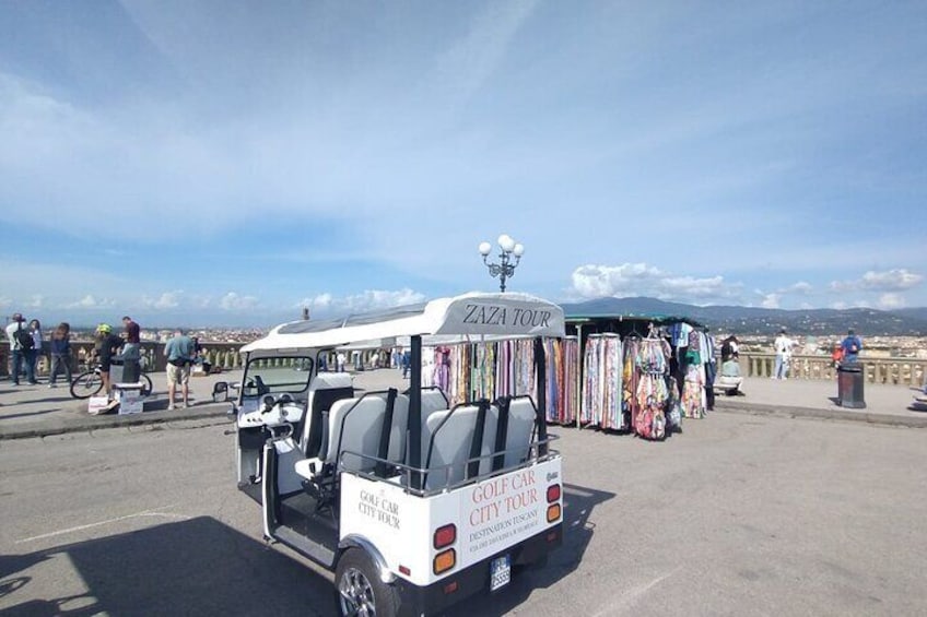 Florence panoramic tour with golf cart