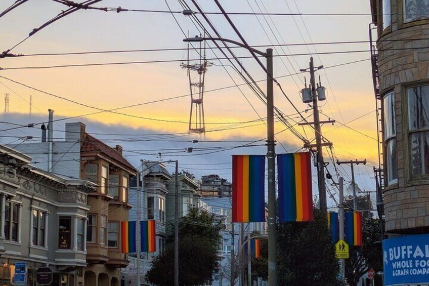 Twin Peaks from Castro District 