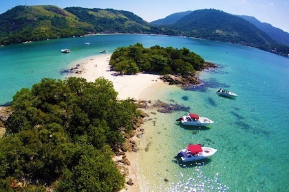 Promenade en bateau à moteur partagée - Super Blue Lagoon - Ilha Grande