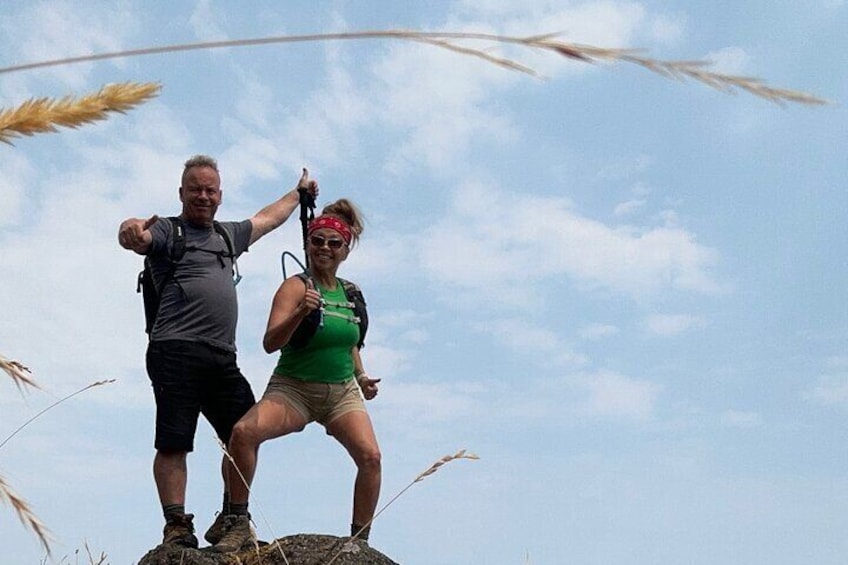 Dancing on the hike!