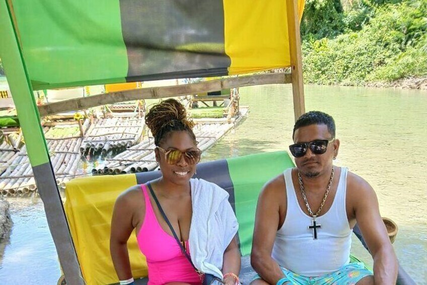 Couple goal, romantic river rafting