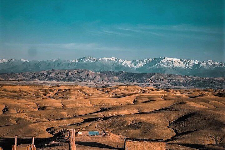 Marrakech: lunch in the Agafay Desert, pool with quad and camel