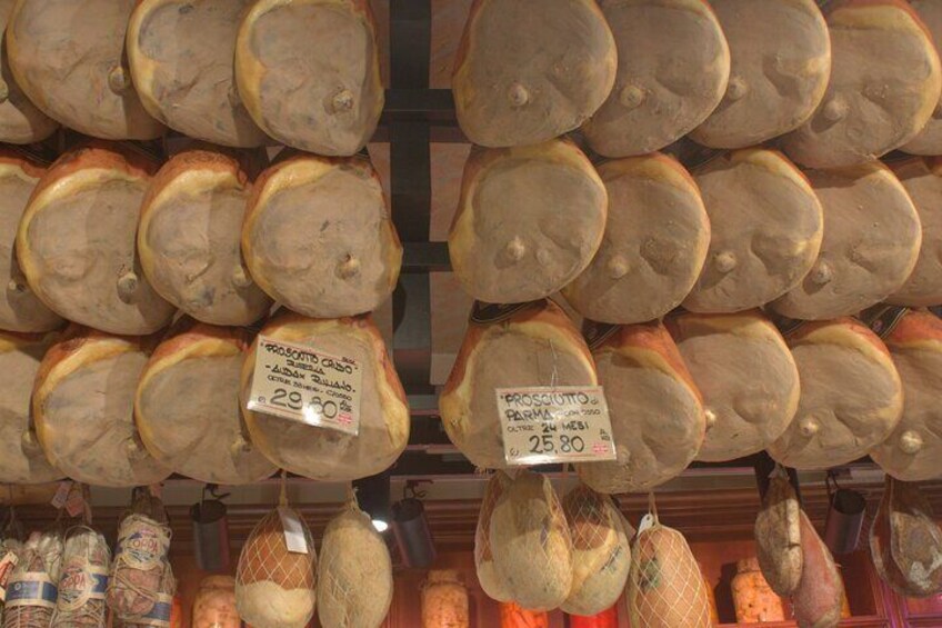 Parma ham tastings with wine