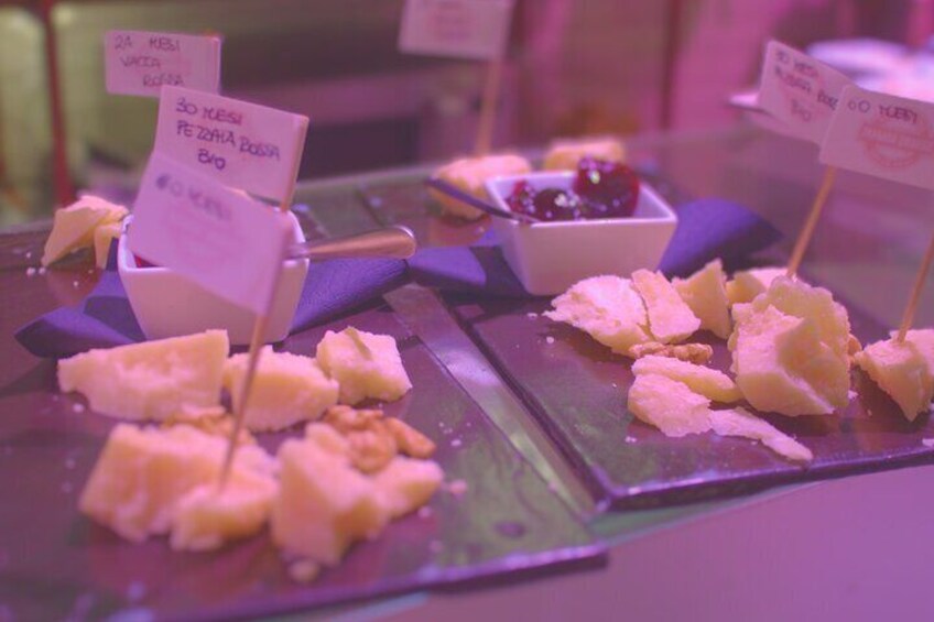 Parmesan tasting