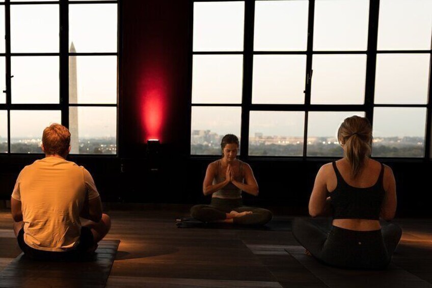 Sunrise Yoga Above the Nation’s Capital