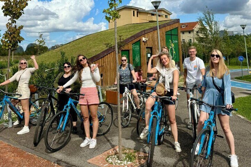 cycling through the grand park