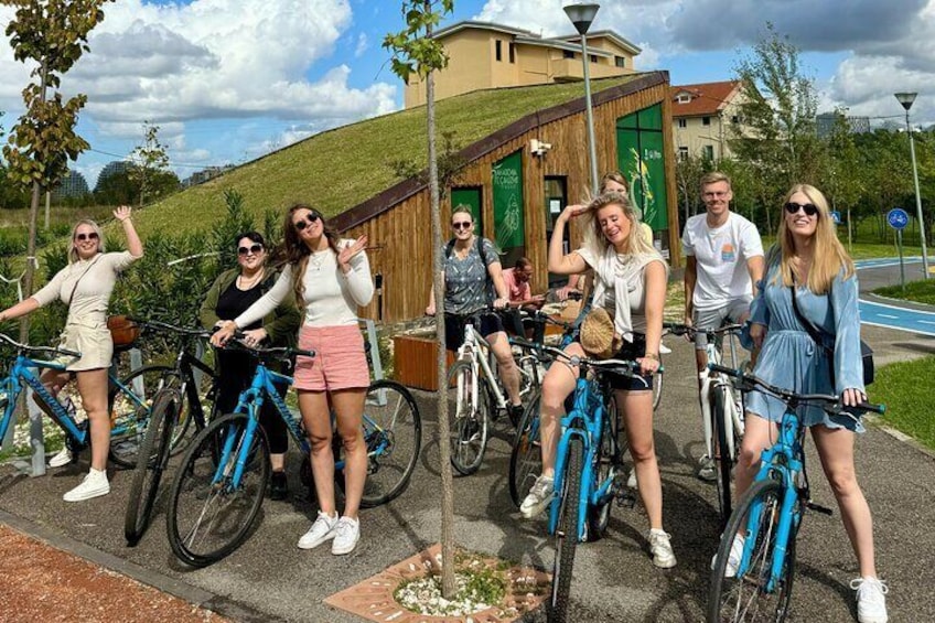 cycling through the grand park