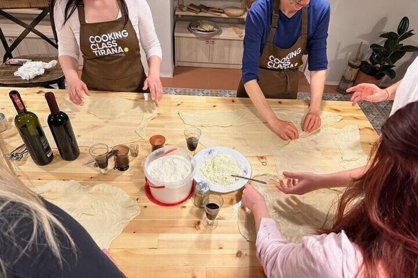 Traditional Burek Cooking class