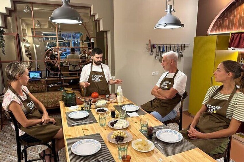 Tirana's Bike Tour and Traditional Burek Cooking Class 