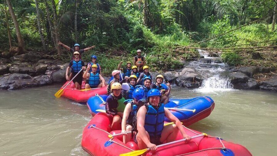 Lombok Rafting Adventure and Benang Kelambu Waterfall Tour