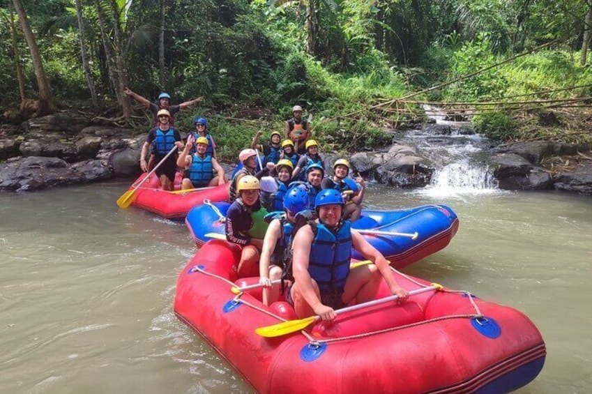 Lombok Rafting Adventure and Benang Kelambu Waterfall Tour