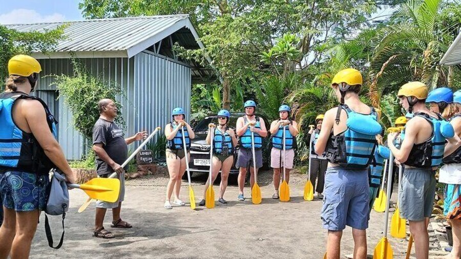 White Water Rafting Adventure and Waterfall Lombok Tour