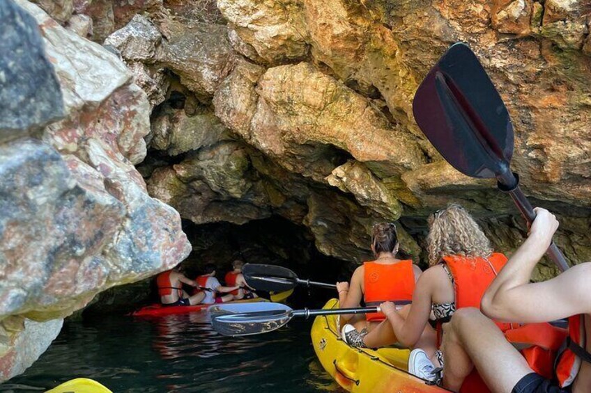 Pula Cave Kayak Tour Snorkeling and Island Hopping