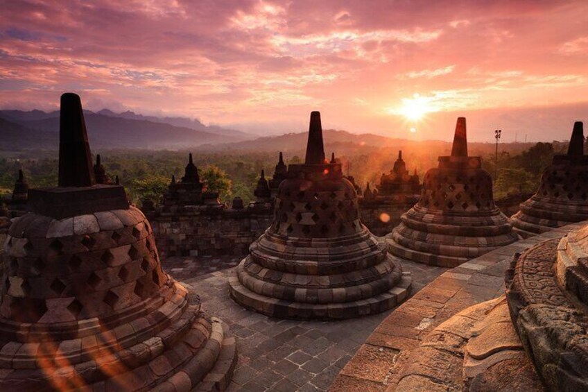 Borobudur sunset