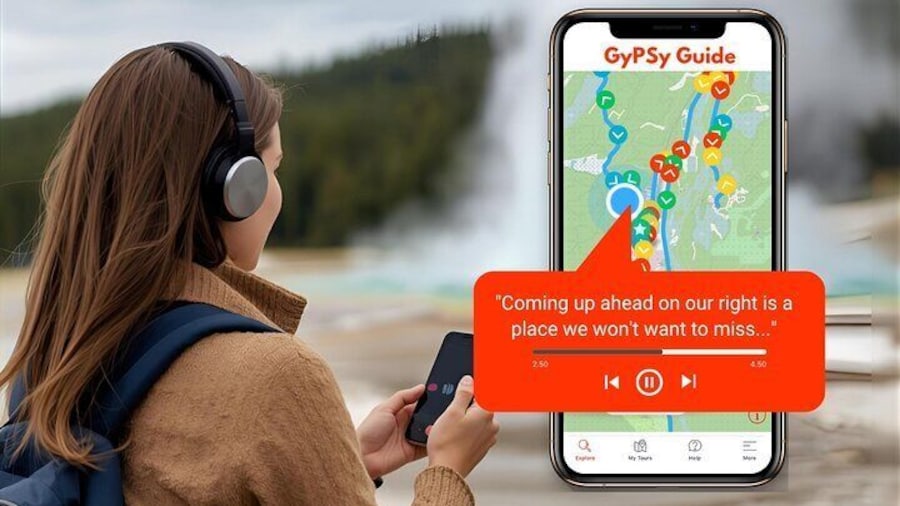 Self Guided Audio Walking Tour of Old Faithful Geyser Basin