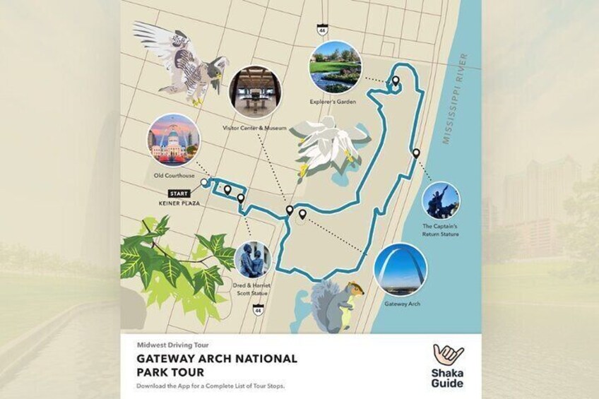 Gateway Arch National Park Self Guided Audio Walking Tour