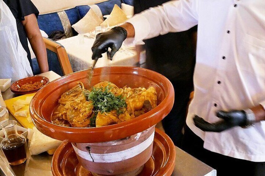 Souk and Cook Moroccan Dishes with Meal Included