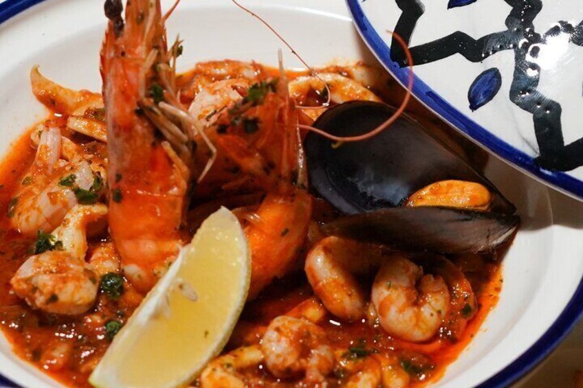 seafood tajine