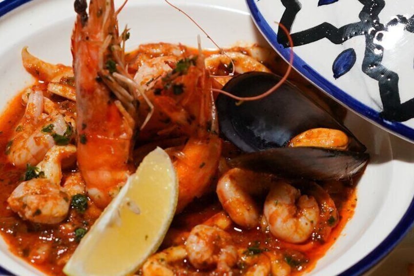 seafood tajine