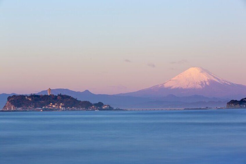 Gorgeous Ocean Sunset Views from Enoshima
